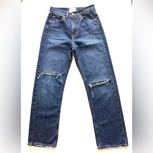 BDG High-Waisted Cowboy Jeans Relaxed Fit Distressed Women’s Size‎ 26